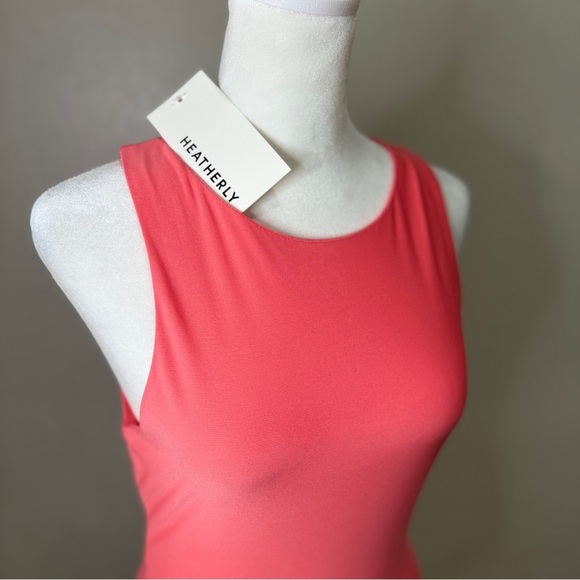 NWT HEATHERLY coral body suit - Picture 2 of 7